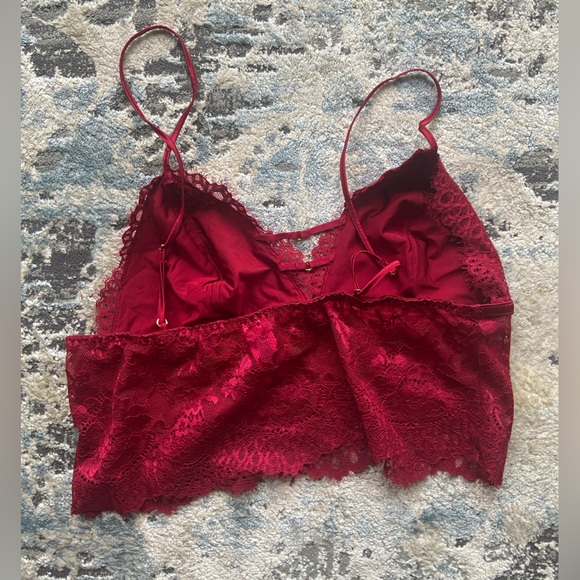 - La SENZA red Lace Lingerie Tank Top Size Medium - Picture 2 of 6